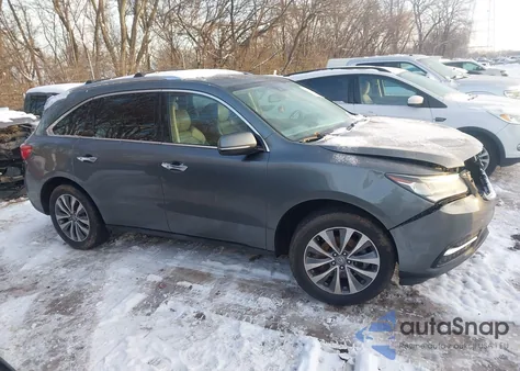 2014 Acura Mdx Technology Package z USA, uszkodzony, nr VIN 5FRYD3H41EB011242